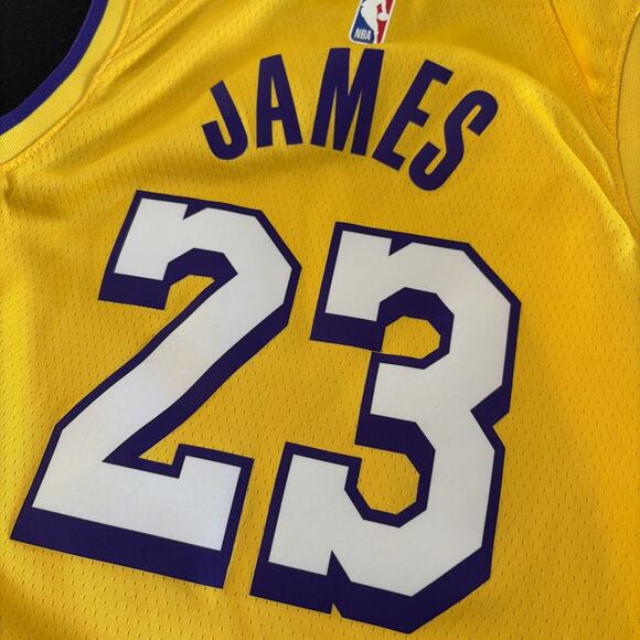 Lebron James Nike Lore Series City Edition Jersey Youth Medium LA Lakers NBA - Picture 10 of 10